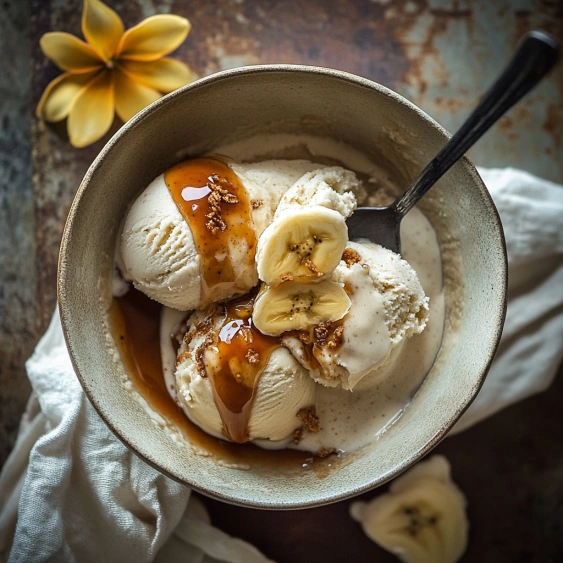 Homemade Perfection: Get Deep Caramel Flavor in Dairy-Free Banana Ice Cream